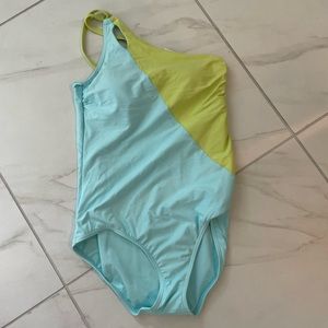 LandsEnd Color Block Bathing suit